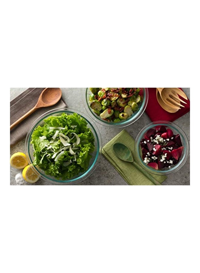 PYREX 3-Piece Mixing Bowl Set Clear 11.2 x 10.9 x 4.5inch - Image 2