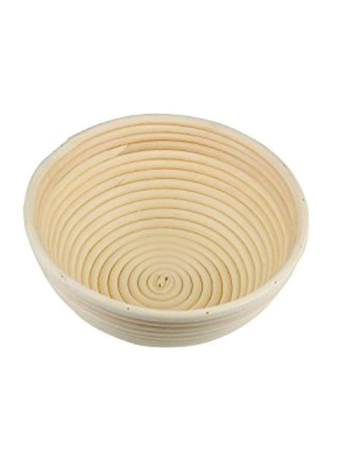 WERTIOO Banneton Proofing Basket Beige 9.2x9.2x4inch  - Image 1