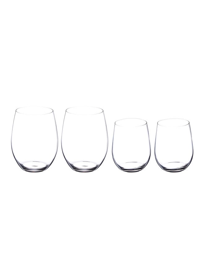 Riedel 4-Piece Tumbler Set Clear 9.8x7.8x4.2inch  - Image 1