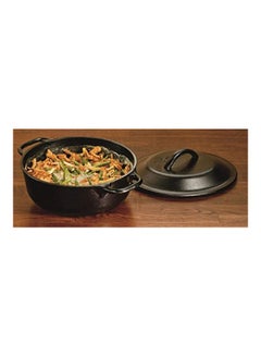 LODGE Iron Dutch Oven Black 9.8x8.7x3.5inch  - Image 3