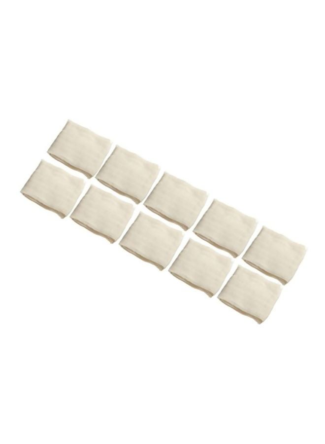 Regency Wraps Pack Of 10 Ultra Fine Cheesecloth Beige 7.5x0.1x5.8inch - Image 1