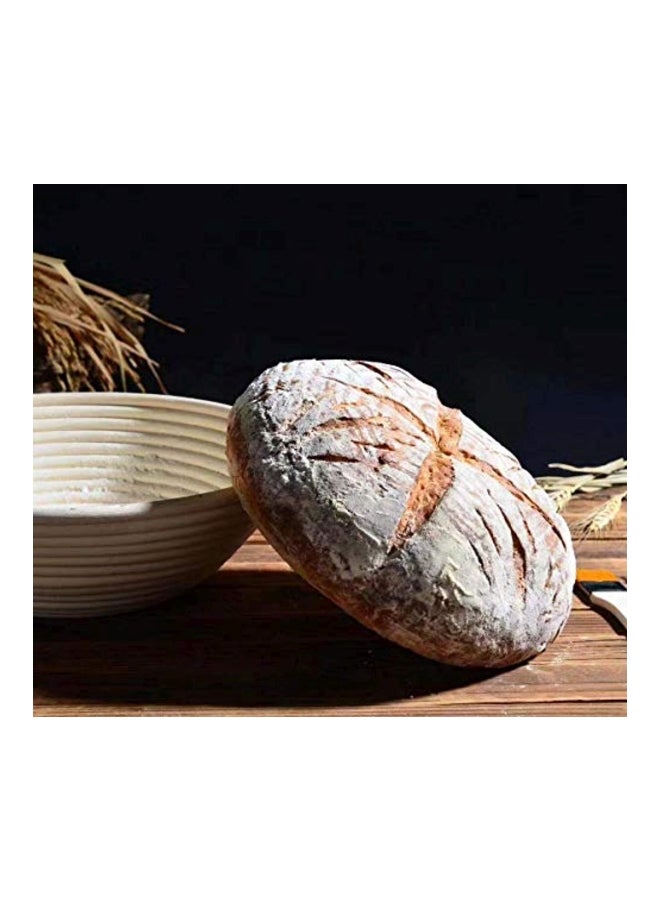 WERTIOO Banneton Proofing Basket Beige 9.2x9.2x4inch  - Image 4