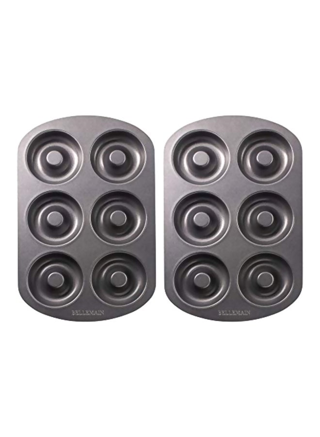 Bellemain 2-Piece Well Donut Pan Black  - Image 1