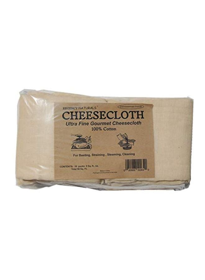 Regency Wraps Pack Of 10 Ultra Fine Cheesecloth Beige 7.5x0.1x5.8inch - Image 3