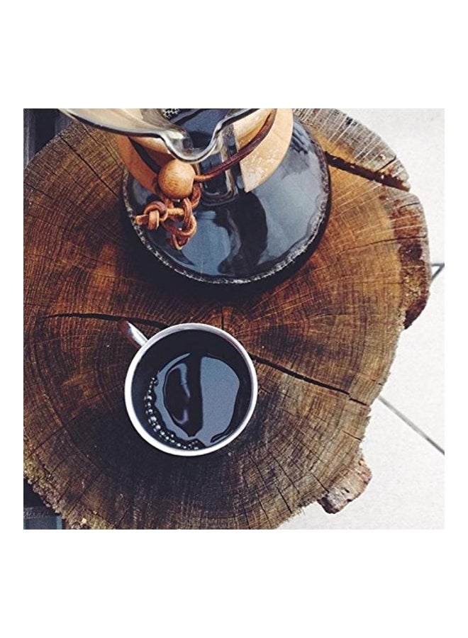 Chemex Pour-Over Glass Coffeemaker Clear/Brown 9.8x4.9x0.9inch - Image 2