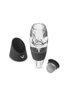Vinturi Wine Aerator And Decanter Black/Clear 6.1x2.2x2.6inch  - Image 3