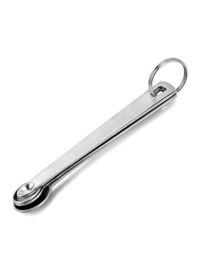 New Star Foodservice Measuring Spoons Set Silver 5x1x0.4inch  - Image 4