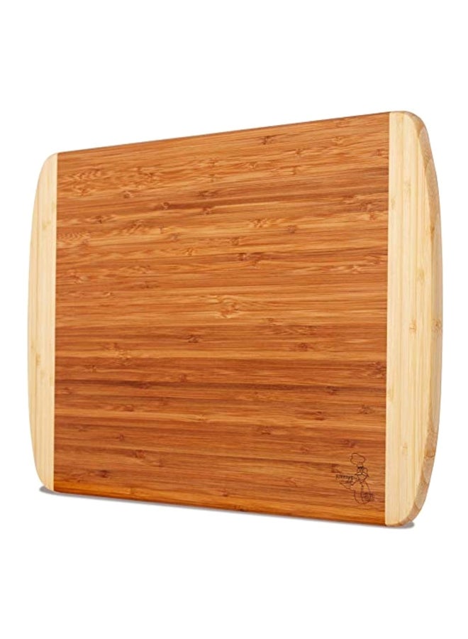 Greener Chef Wooden Cutting Board Brown/Beige 18 x 12.5 x 0.7inch - Image 2