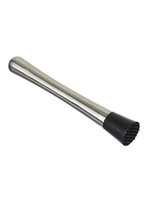 Cocktail Muddler Silver/Black 8inch
