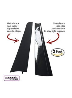 Capparis 2-Piece Stove Counter Gap Cover Black 21 x 2 x 0.4inch  - Image 5