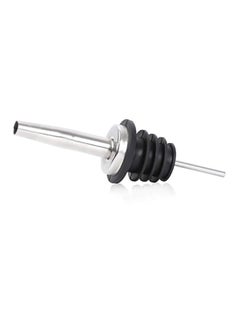 Aozita 12-Piece Classic Bottle Pourer Black/Silver 7x5x1inch  - Image 4