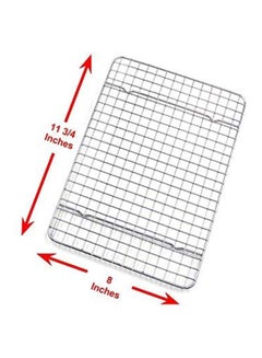 Checkered Chef 2-Piece Cooling Racks Silver  - Image 5