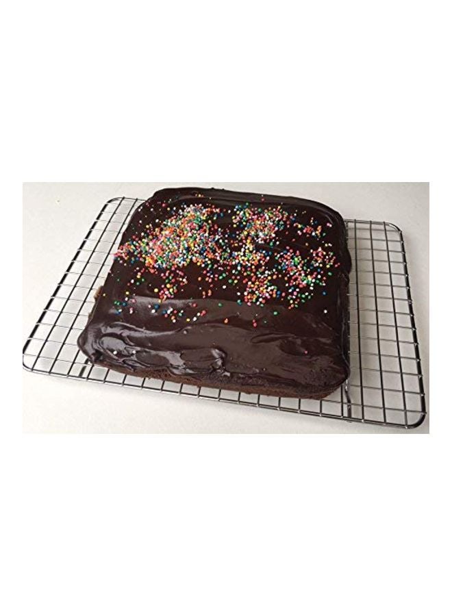 Checkered Chef - 2-Piece Cooling Racks Silver - Image 1