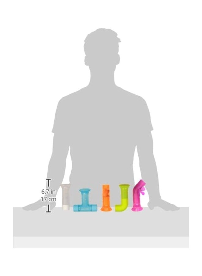 BOON 5-Piece Building Bath Pipes Toy Set B11088 - Image 5