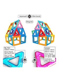 Jasonwell 42-Piece Magnetic Tiles Building Block Set 42  - Image 4