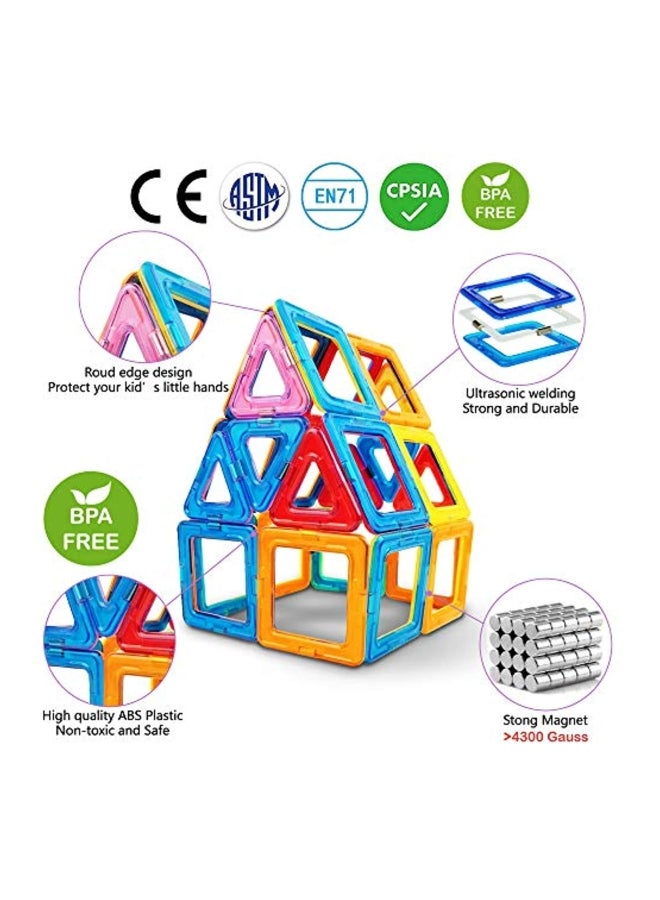 Jasonwell - 42-Piece Magnetic Tiles Building Block Set 42 - Image 1
