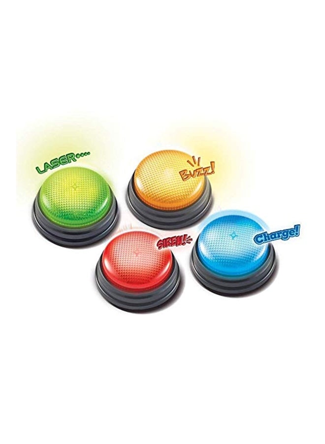 Learning Resources - 4-Piece Lights And Sounds Buzzer Set 3.5inch - Image 1
