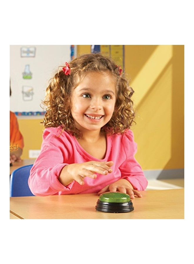 Learning Resources - 4-Piece Lights And Sounds Buzzer Set 3.5inch - Image 1