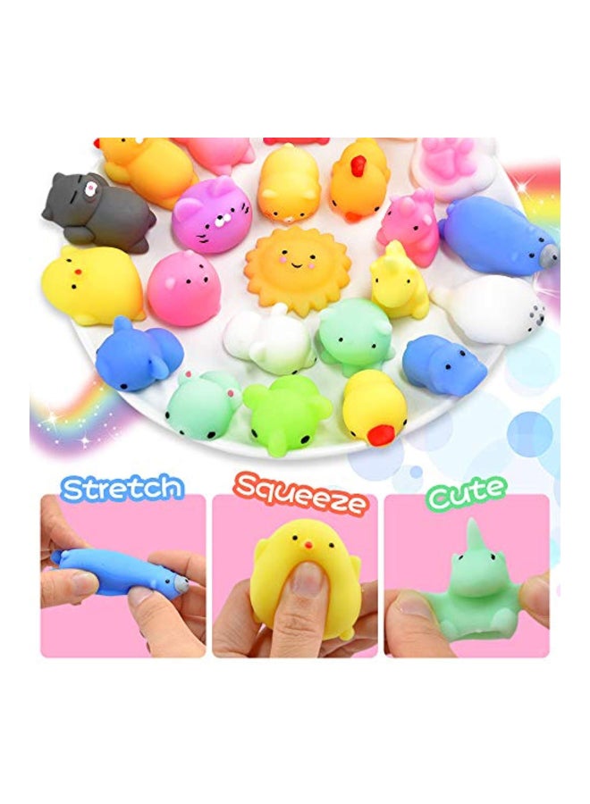 ONLYO - 40-Piece Unicorn Squishy Stress Relief Toy Set - Image 1