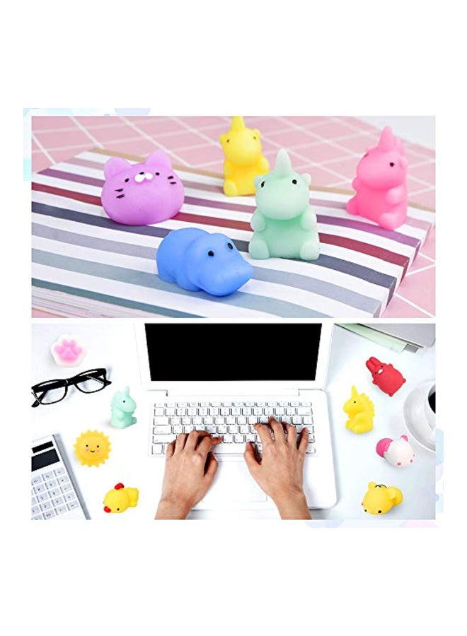 ONLYO - 40-Piece Unicorn Squishy Stress Relief Toy Set - Image 1