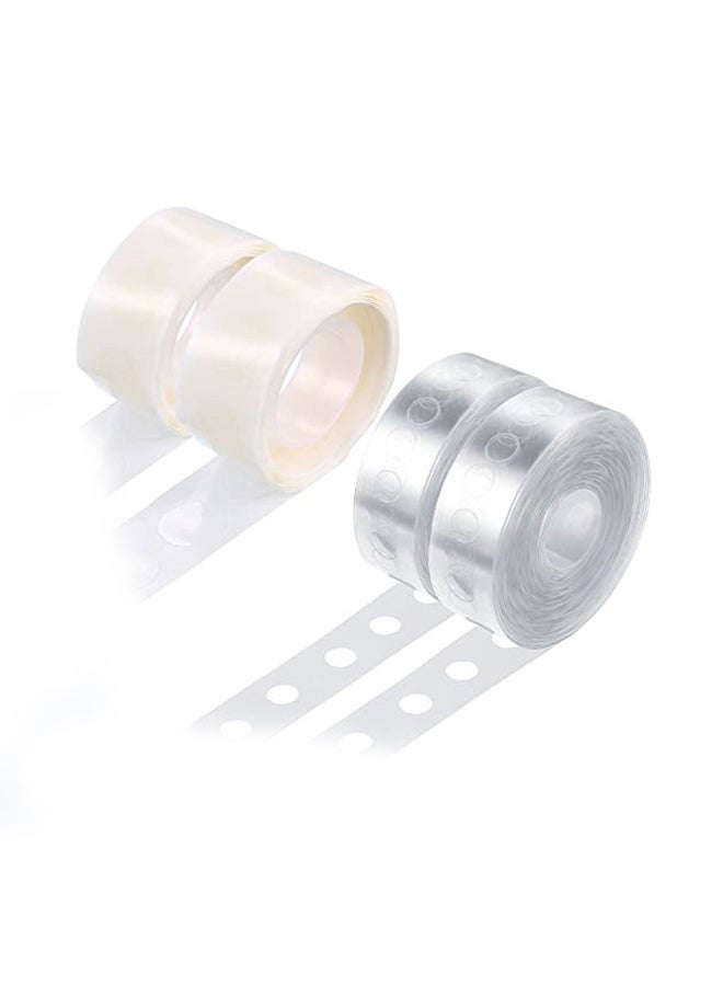 تاتو قطعتان من شريط تزيين إكليل قوس البالونات 16 قدم 5 مم حوالي 270 قطعة 16قدم - Image 1