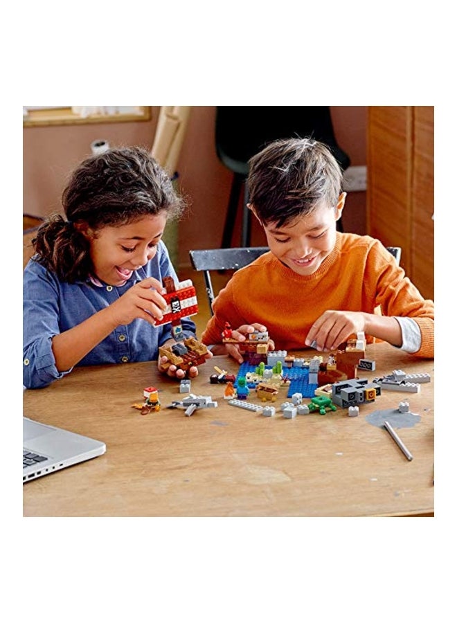 ليغو مجموعة بناء ماينكرافت ذا بايريت شيب أدفينتشر المكونة من 386 قطعة, طراز 21152 - Image 3