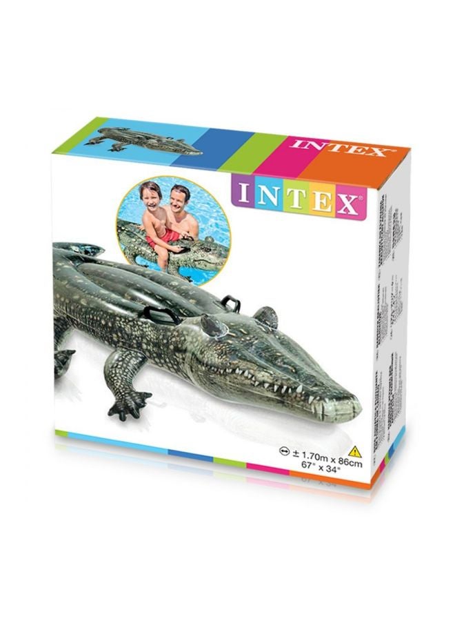 INTEX - Realistic Alligator Ride On - Image 1