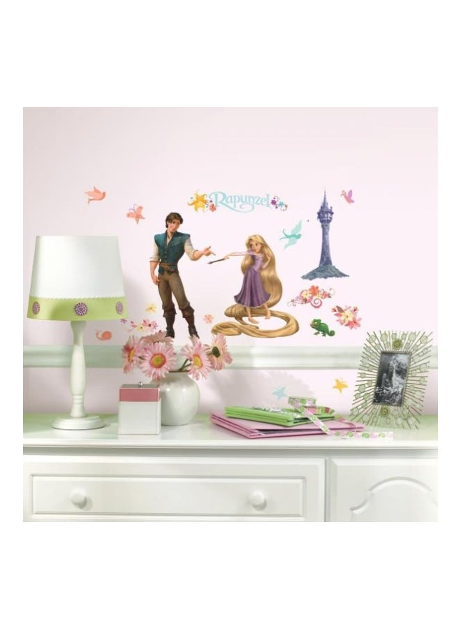 RoomMates Rapunzel Wall Sticker Beige/Pink/Blue - Image 2