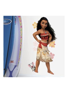 RoomMates 10-Piece Decorative Moana Wall Stick Set White/Red/Beige 17x36.5inch  - Image 3