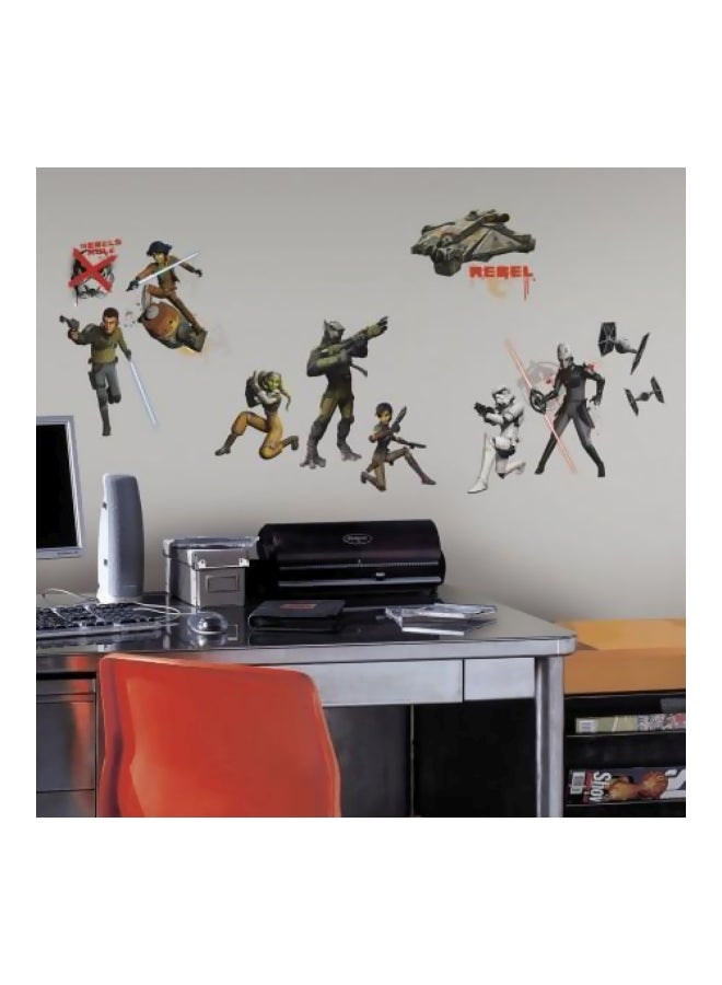 RoomMates Star Wars Themed Wall Sticker Green/Black/Beige