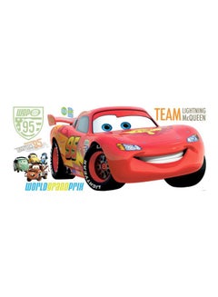 Lightning Mcqueen Wall Stickers Red/White/Yelloe 46x13x2.5centimeter