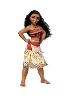 RoomMates 10-Piece Decorative Moana Wall Stick Set White/Red/Beige 17x36.5inch  - Image 1
