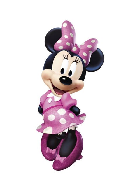 Minnie Mouse Wall Stickers Pink/Black/White 101.6x45.7cm