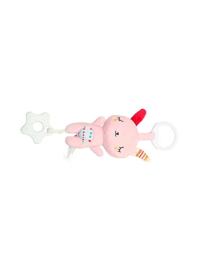 Baby Multi-Functional Bear-Rabbit Dental Gum Pendant Plush Movement Sounding Music Toy 0.46kg  - Image 2