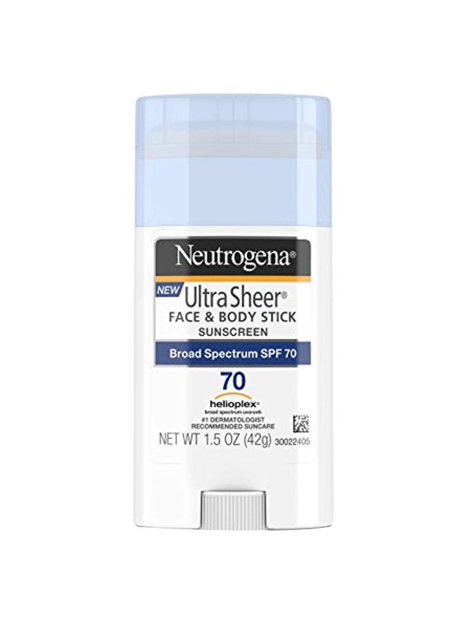 Neutrogena - Ultra Sheer Face And Body Sunscreen Stick SPF70 - Image 1