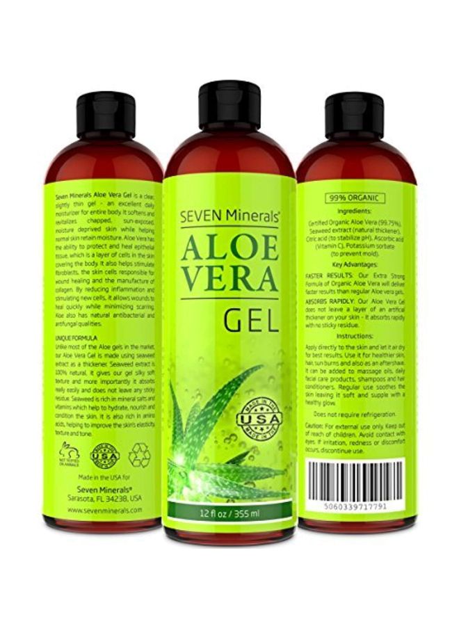 Seven Minerals Organic Aloe Vera Gel Clear - Image 4
