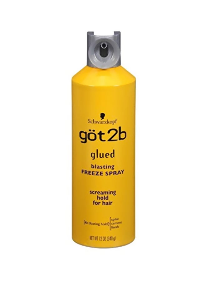 Got2b - Pack Of 2 Glued Blasting Freeze Spray Clear 340grams - Image 1