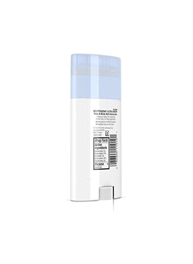 Neutrogena - Ultra Sheer Face And Body Sunscreen Stick SPF70 - Image 1
