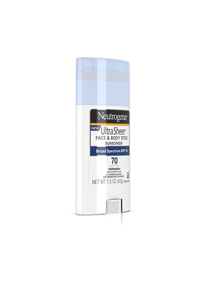 Neutrogena - Ultra Sheer Face And Body Sunscreen Stick SPF70 - Image 1