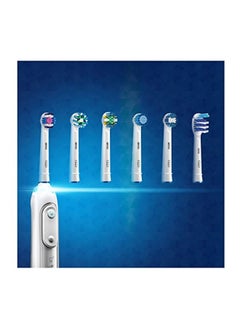 Oral-B 10-Piece Replacement Rechargeable Toothbrush Head White/Blue  - Image 3