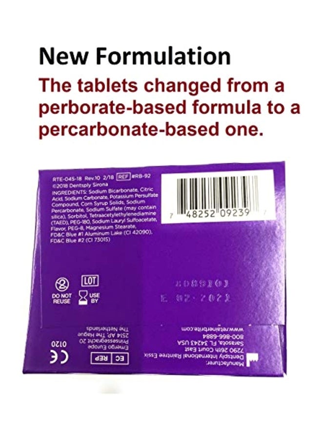 ريتينر برايت مجموعة أقراص تنظيف طقم الأسنان مكونة من 96 قطعة أبيض - Image 2