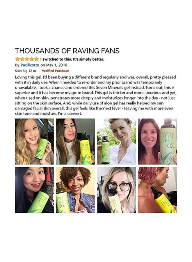 Seven Minerals Organic Aloe Vera Gel Clear - Image 5