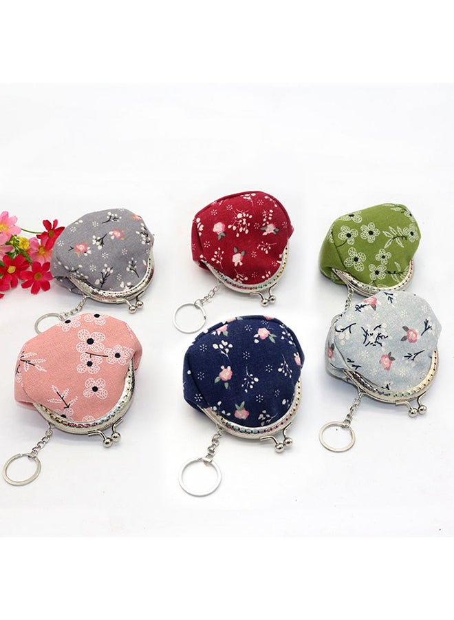 Bluelans Vintage Lady Keychain Wallet 8.5x8.5x5cm Red  - Image 2