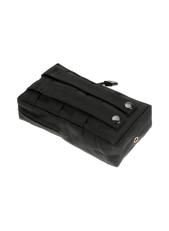 Bluelans Sports Tactical Vest Utility Waist Pouch Bag 20x11x6cm Black - Image 1