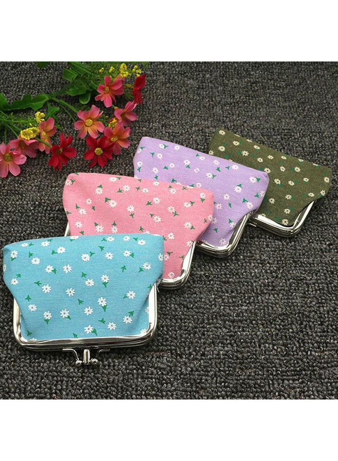 Bluelans Fashion Double Layer Coin Case 11x9cm Blue  - Image 2