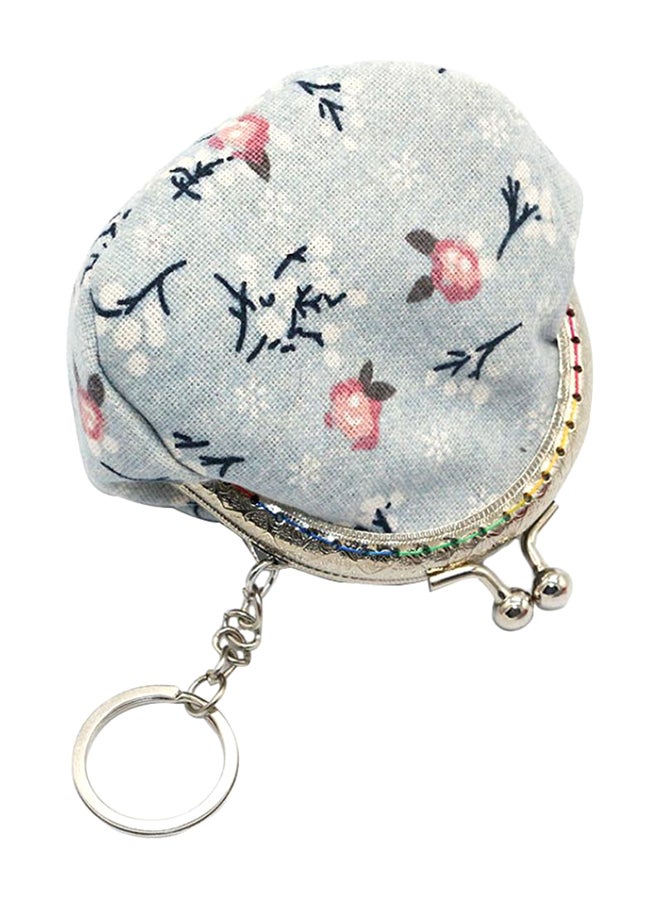 Bluelans Vintage Lady Keychain Wallet 8.5x8.5x5cm Blue - Image 1