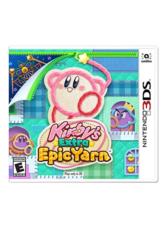 Nintendo Kirby's Extra Epic Yarn (Intl Version) - Adventure - Nintendo 3DS - Image 1