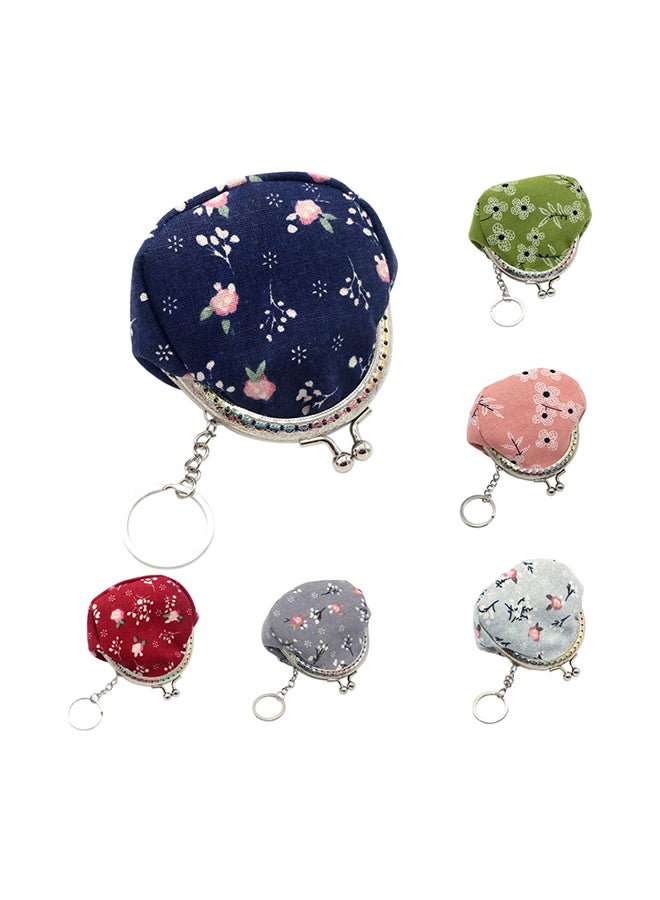 Bluelans Vintage Lady Keychain Wallet 8.5x8.5x5cm Blue - Image 5