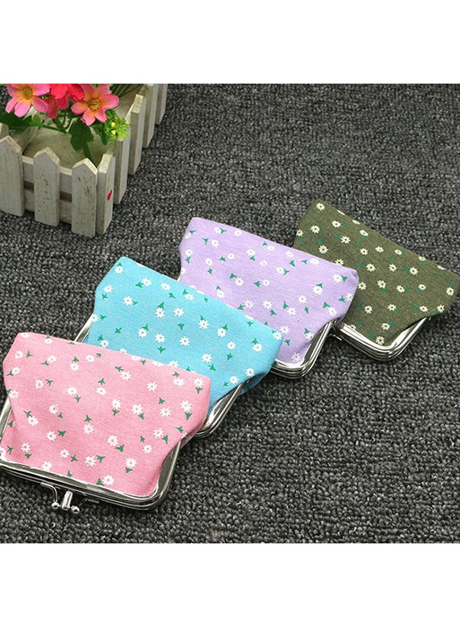 Bluelans Fashion Double Layer Coin Case 11x9cm Blue  - Image 4
