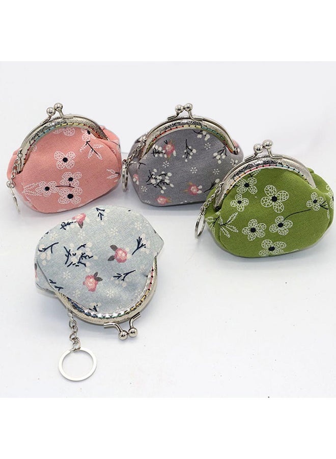 Bluelans Vintage Lady Keychain Wallet 8.5x8.5x5cm Red  - Image 3